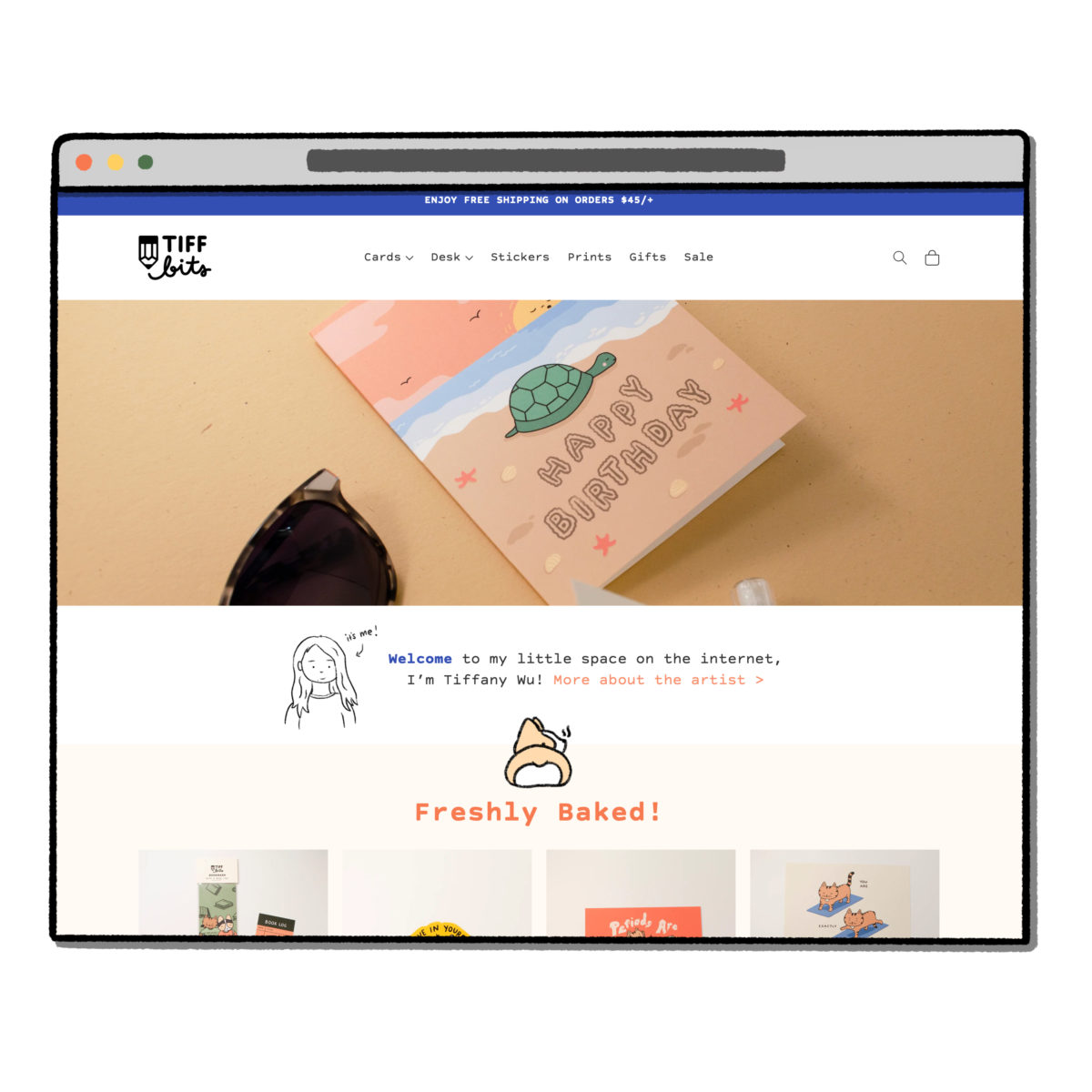 Tiffbits Ecommerce Website
